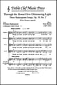 Through the House Give Glimmering L SSAA choral sheet music cover